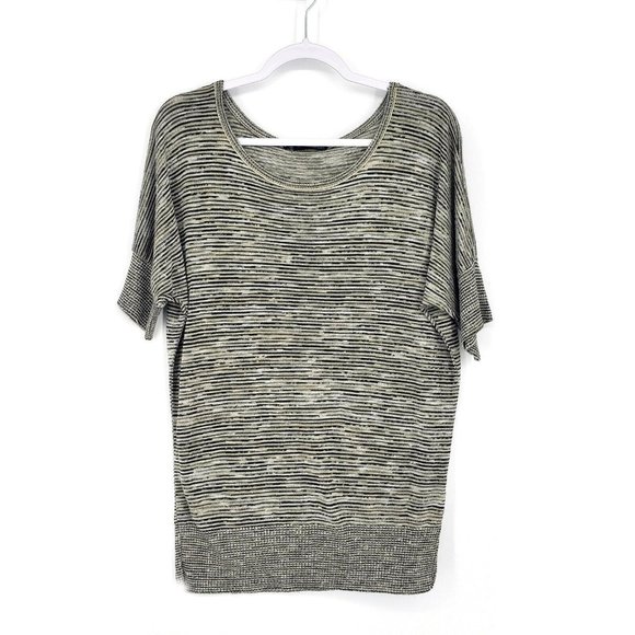 Maurices Round Neck Knit Stripe Tunic Sweater Sz M - Picture 1 of 7